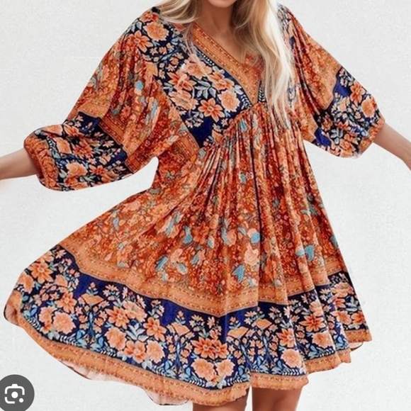 ALTARD STATE BOHO HIGH LOW DRESS - Picture 12 of 12